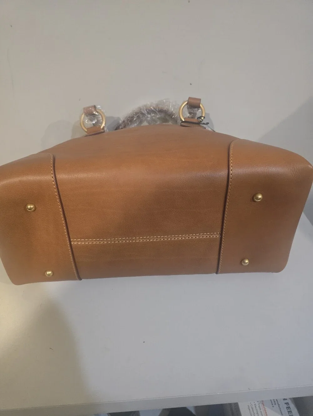 Dooney & Bourke Satchel 30. Color Natural. No Strap( Lost It In Moving).